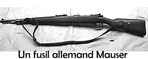 Un fusil allemand Mauser