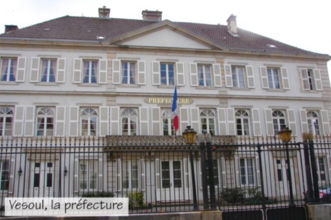 La préfecture de Vesoul actuellement