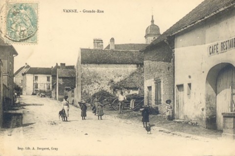 Vanne grand rue à l'époque